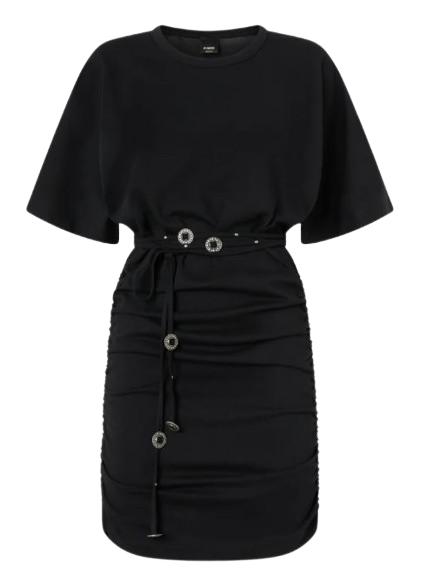 26SS 핑코 미디 원피스 106909 A3ARZ99 Black