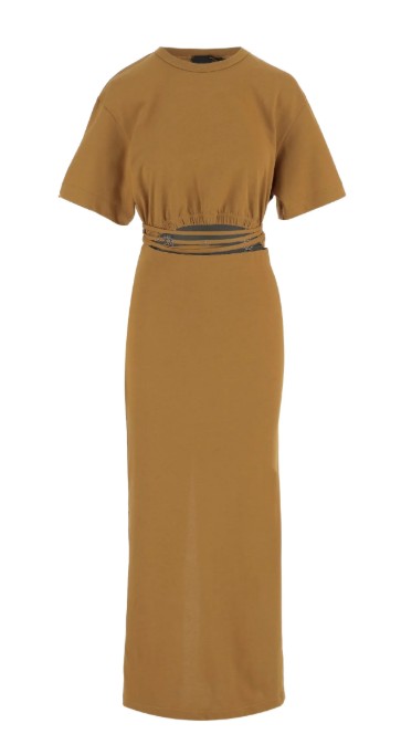 26SS 핑코 미디 원피스 106908 A3ARL25 Brown