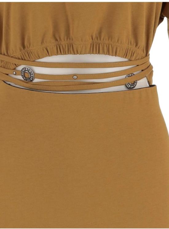 26SS 핑코 미디 원피스 106908 A3ARL25 Brown - PINKO