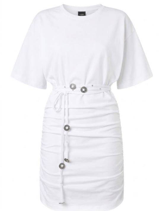 26SS 핑코 미디 원피스 106909 A3ARZ04 White