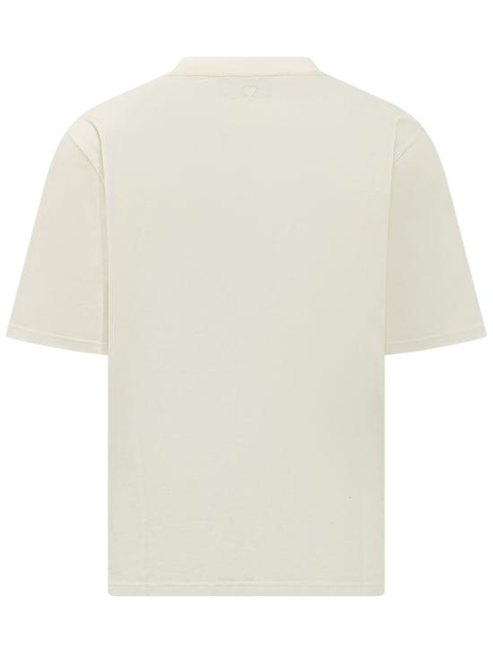 26SS 아미 반팔 티셔츠 UTS395726 1360 BLANC CREME NOIR - AMI