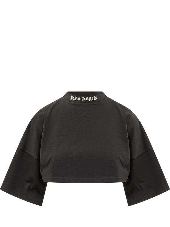 26SS 팜앤젤스 반팔 티셔츠 PWAA054S26JER001 100A BLACK CREAM