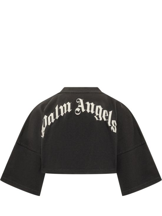 26SS 팜앤젤스 반팔 티셔츠 PWAA054S26JER001 100A BLACK CREAM - PALM ANGELS