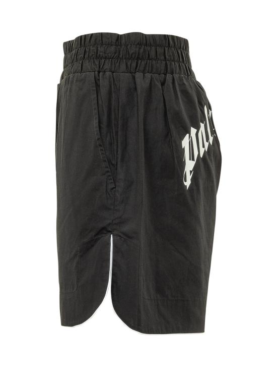 26SS 팜앤젤스 숏팬츠 PWCB028S26FAB001 1003 BLACK OFF WHITE - PALM ANGELS