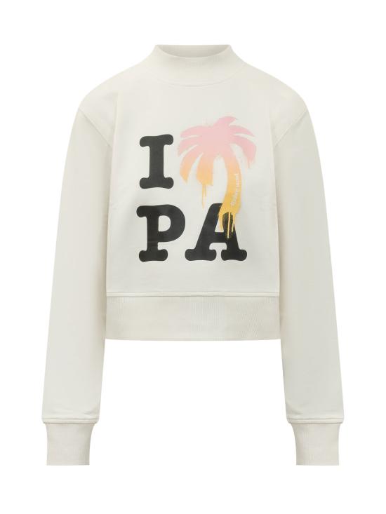 26SS 팜앤젤스 긴팔 티셔츠 PWBA016S26FLE003 0310 OFF WHITE BLACK