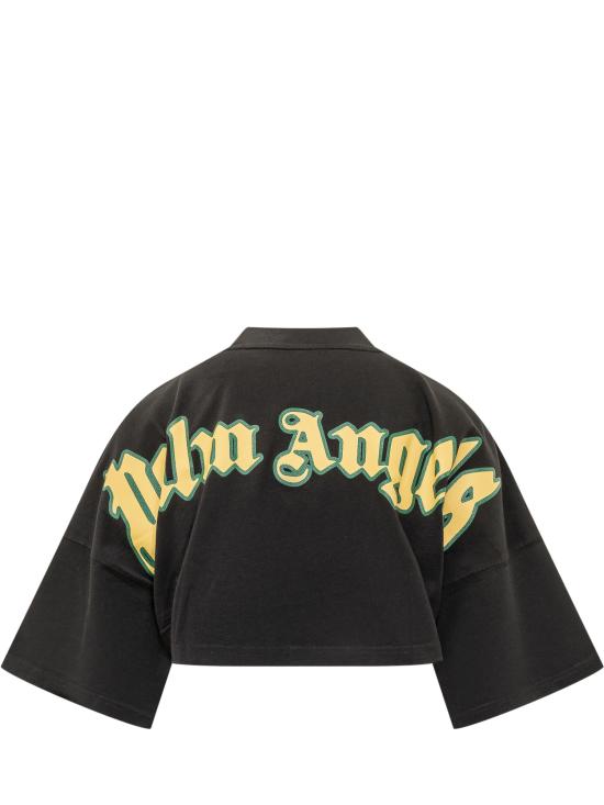 26SS 팜앤젤스 반팔 티셔츠 PWAA054S26JER003 1018 BLACK YELLOW - PALM ANGELS