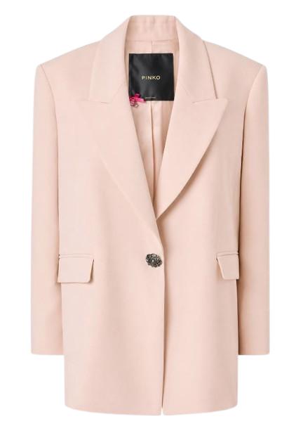 26SS 핑코 수트 자켓 106628 A2Q2Q35 Rosa mogano