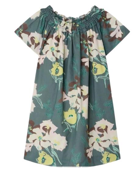 26SS [키즈] 봉쁘앙 원피스 S06GDRW 00050548 Vert ardoise - BONPOINT