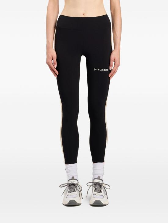 26SS 팜앤젤스 레깅스 PWVG001S26 FAB0011003 Black off white - PALM ANGELS