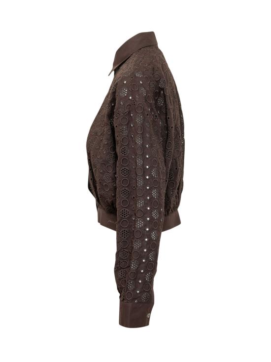 26SS 핑코 셔츠 106277A35P M28 MARRONE - PINKO