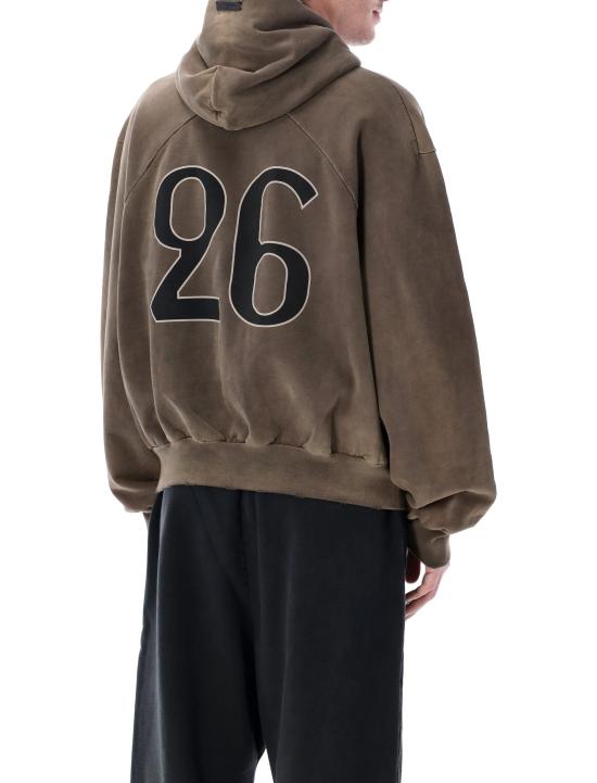 26SS 피어오브갓 후드 티셔츠 FG9M129936BHF 298 FADED BROWN - FEAR OF GOD