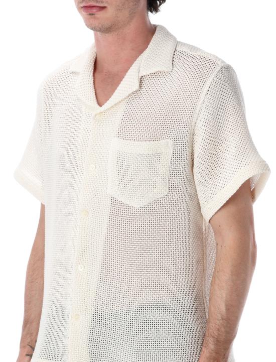 26SS 포르투기스플란넬 반팔 티셔츠 AGORA WHITE Bianco - PORTUGUESE FLANNEL