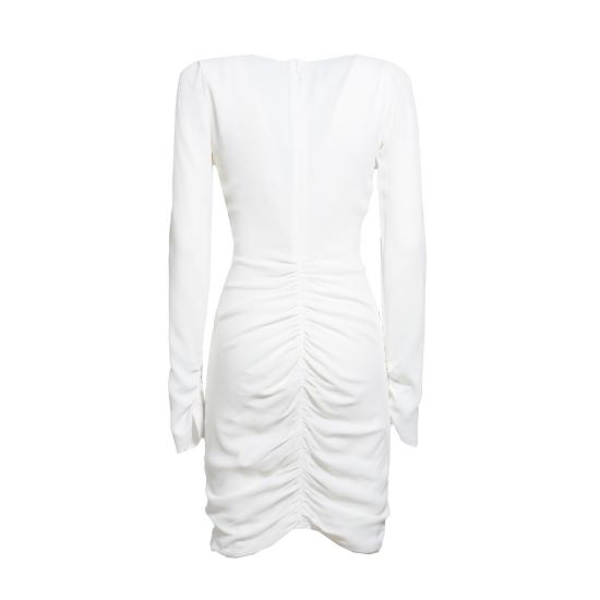 26SS 디스퀘어드2 미디 원피스 S75CV0778S76512 101 Bianco - DSQUARED2