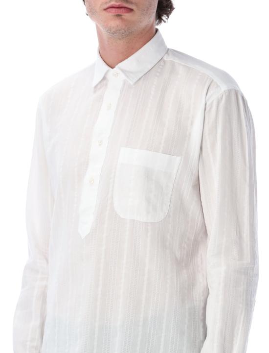 26SS 살바토레피콜로 긴팔 셔츠 ALBERTOPOLOLS622 0 Bianco - SALVATORE PICCOLO
