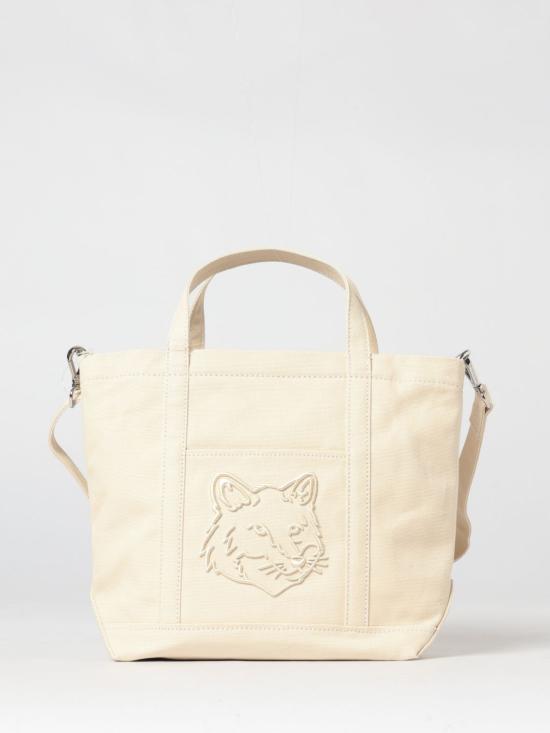 26SS 메종키츠네 폭스 헤드 스몰 토트백 LW05103WW0107 0432 Beige