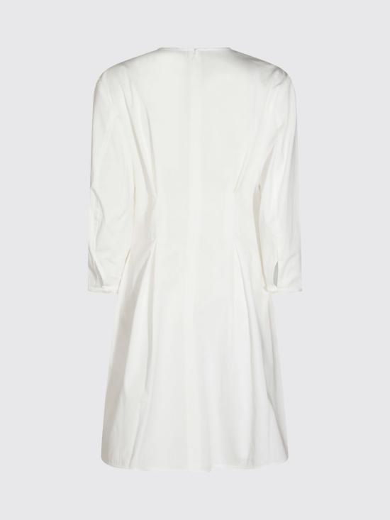 26SS 토템 롱 원피스 262WRD0336FB0490 047 White - TOTEME