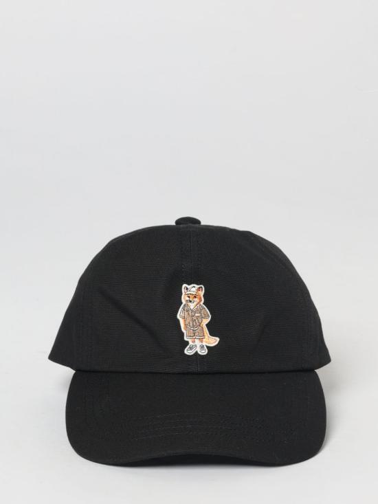 26SS 메종키츠네 모자 QU06102WB0026 P199 Black - MAISON KITSUNE