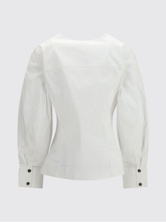 26SS 가니 셔츠 A1040353 151 White - GANNI