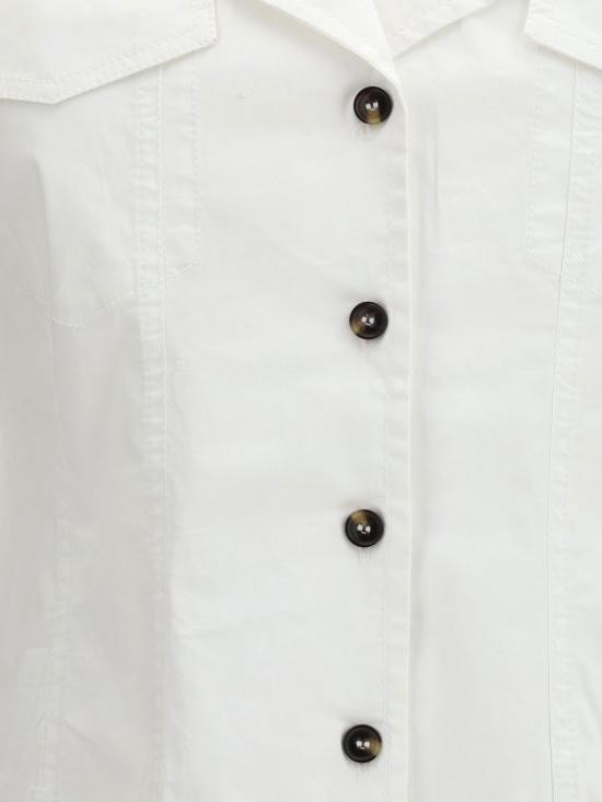 26SS 가니 셔츠 A1040353 151 White - GANNI