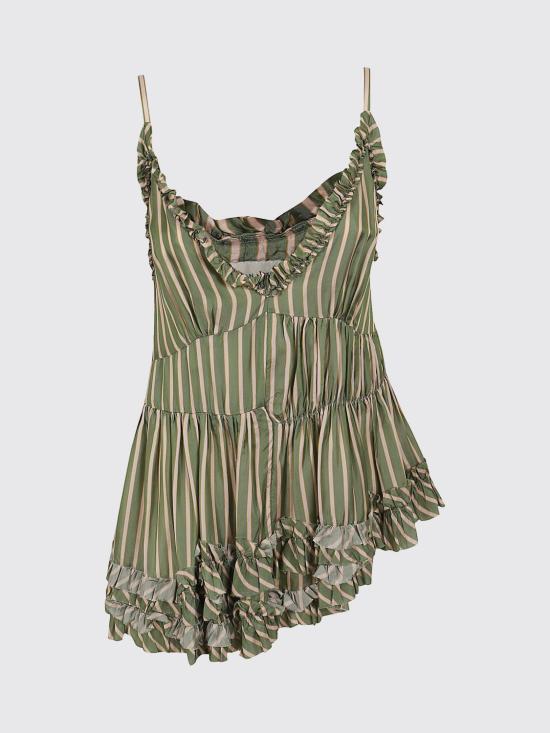 26SS 드리스 반 노튼 셔츠 2610107343274 604 Green - DRIES VAN NOTEN