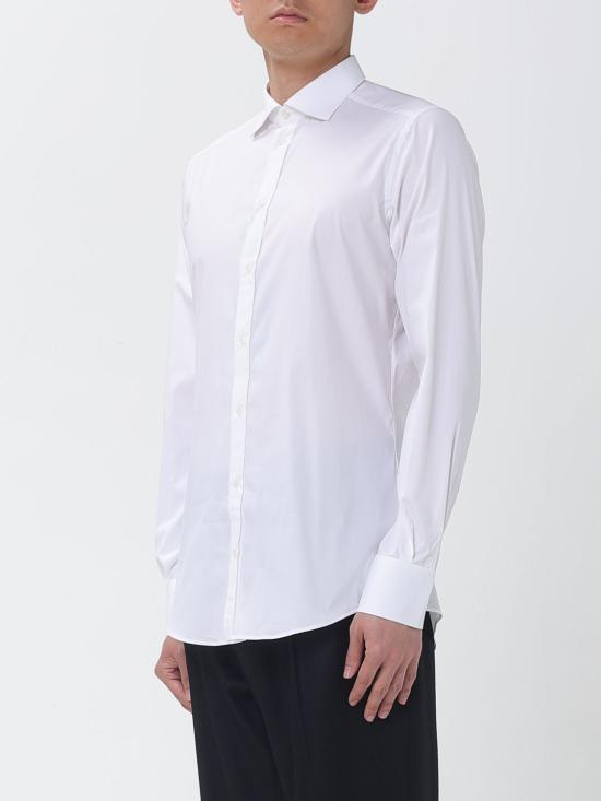 26SS 돌체앤가바나 스트레치 포플린 마티니 셔츠 G5OI6TFUMRY W0800 White - DOLCE & GABBANA