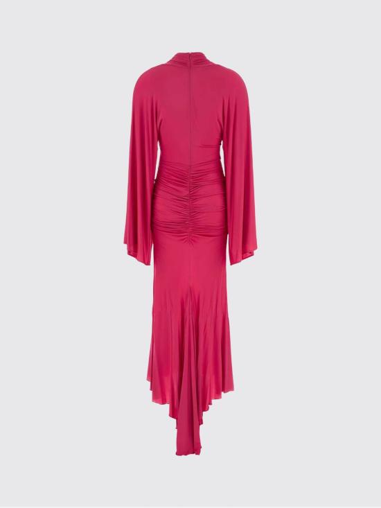 26SS 블루마린 롱 원피스 4A489A N0736 Red - BLUMARINE