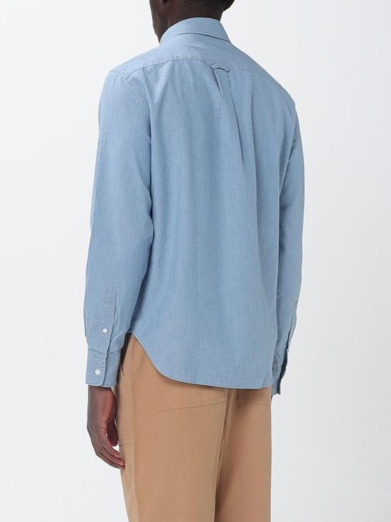 26SS 메종키츠네 셔츠 QM00426WC5006 0434 Blue - MAISON KITSUNE