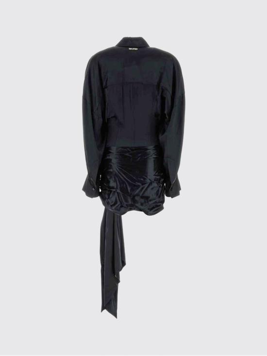 26SS 디 아티코 롱 원피스 260WCA00464VVV102AA 100 Black - THE ATTICO