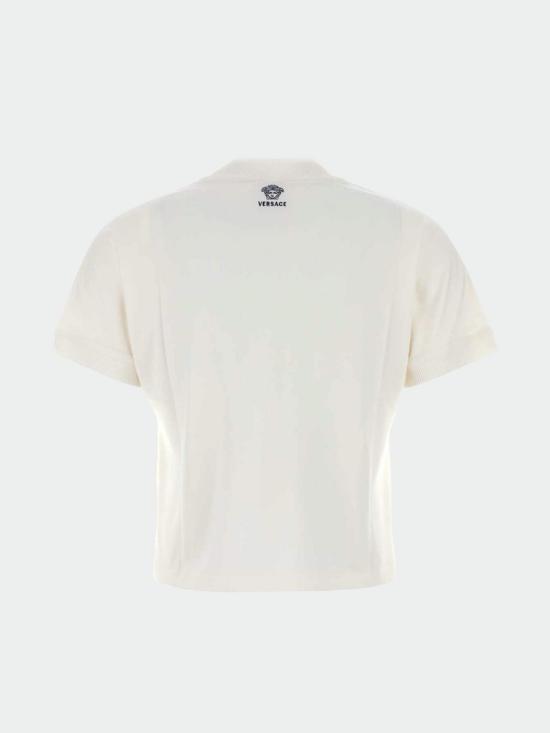 26SS 베르사체 반팔 티셔츠 10236941A17888 1W000 White - VERSACE