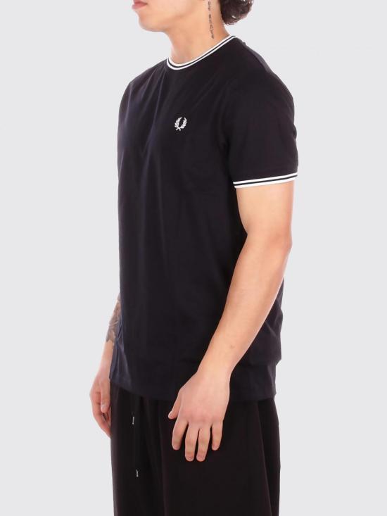 26SS 프레드페리 반팔 티셔츠 M1588V 102 Black - FRED PERRY
