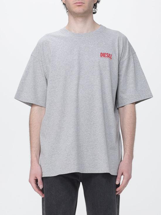 26SS 디젤 t-boxt-bisk 반팔 티셔츠 A200360EPCA 9CB Grey
