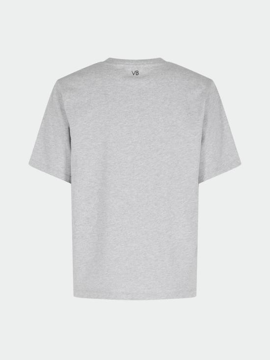 26SS 빅토리아 베컴 반팔 티셔츠 1322JTS004130B 9820 Grey - VICTORIA BECKHAM