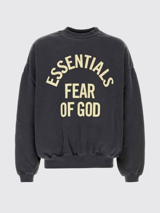 26SS 피어오브갓 긴팔 티셔츠 192SP266591F FADED Black - FEAR OF GOD