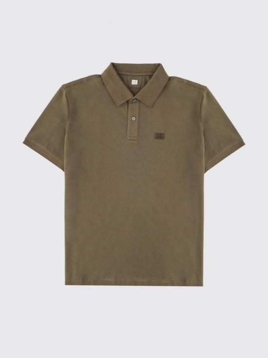 26SS 씨피 컴퍼니 스트레치 피케 숏슬리브 RCCMPL721A005263W 683 Green - C.P. COMPANY