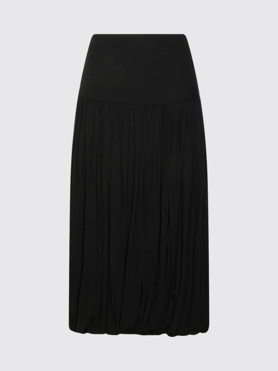 26SS 토템 롱 스커트 262WRB0395FB0635 001 Black - TOTEME