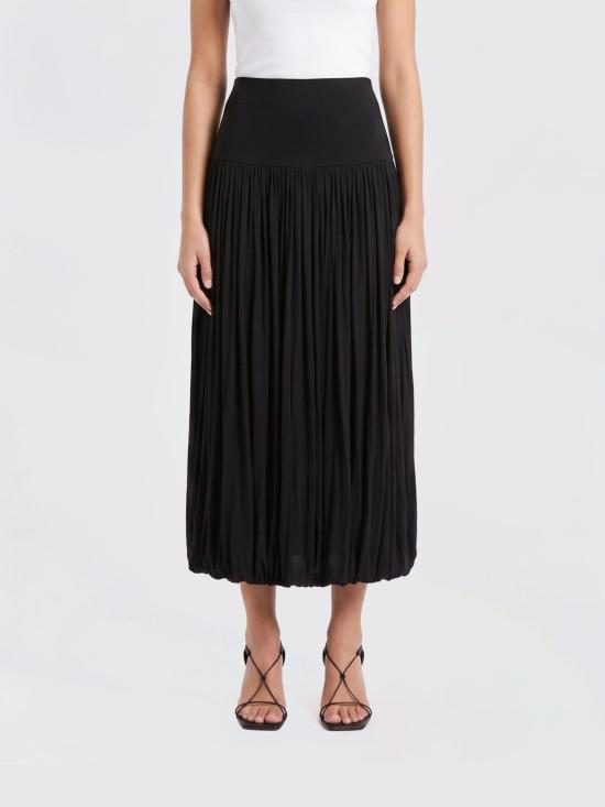 26SS 토템 롱 스커트 262WRB0395FB0635 001 Black