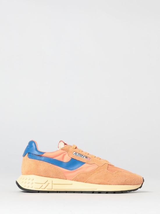 26SS 오트리 릴윈드 로우 나일론 스웨이드 스니커즈 WWLMUT38 Orange