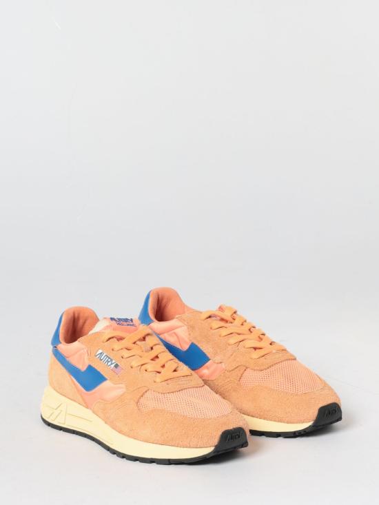 26SS 오트리 릴윈드 로우 나일론 스웨이드 스니커즈 WWLMUT38 Orange - AUTRY