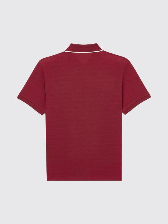 26SS 생로랑 폴로 티셔츠 862976Y37ZE 6190 Burgundy - SAINT LAURENT