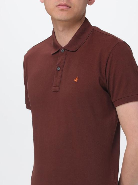 26SS 브룩스 필드 폴로 티셔츠 201A A068 0986 Brown - BROOKSFIELD