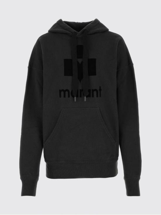 26SS 이자벨마랑에뚜왈 만셀 오버사이즈 후드 스웨트셔츠 SW0001FAA1M07E 02FK Black - ISABEL MARANT ETOILE