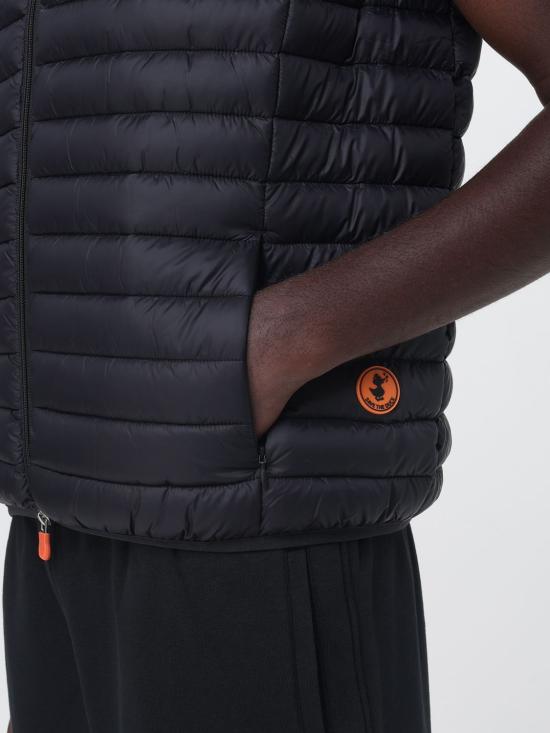 26SS 세이브더덕 아담 패딩 베스트 D82410MGIGA01 10000 Black - SAVE THE DUCK