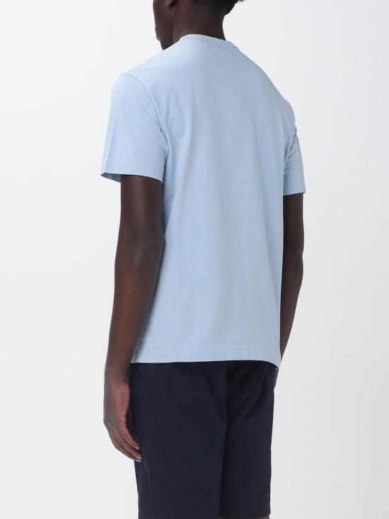 26SS 울리치 반팔 티셔츠 CFWOTE2012MRUT5334 30133 Gnawed Blue - WOOLRICH