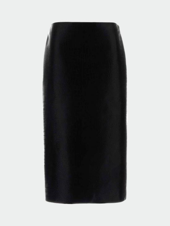 26SS 구찌 미디 스커트 852309XNBAA 1000 Black - GUCCI