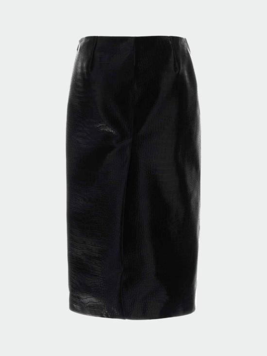 26SS 구찌 미디 스커트 852309XNBAA 1000 Black - GUCCI