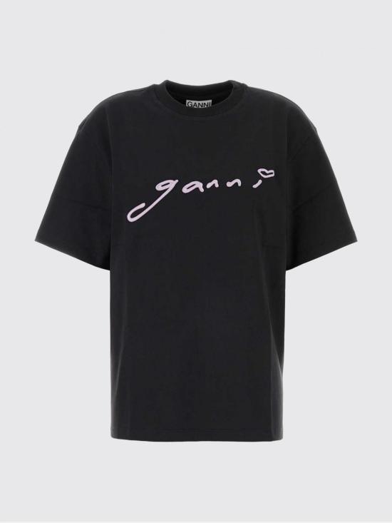 26SS 가니 반팔 티셔츠 A1050187 252 Grey - GANNI