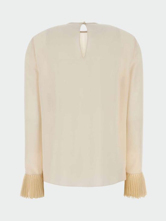 26SS 발렌티노 가라바니 긴팔 티셔츠 8B0AEBW021B AD6 Cream - VALENTINO GARAVANI