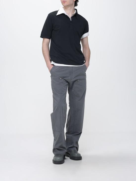 26SS MM6 메종마르지엘라 폴로 티셔츠 SH2GL0011M20108 900 Black - MM6 MAISON MARGIELA