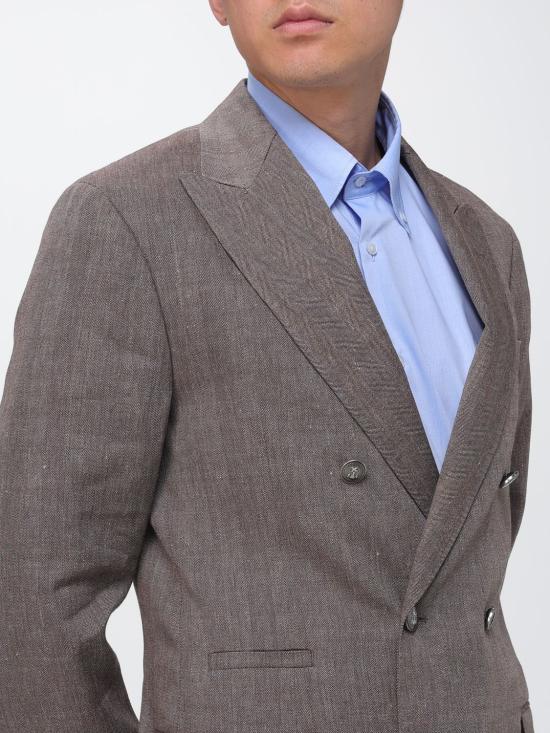 26SS 브루넬로 쿠치넬리 수트 세트 MZ408LDPH2 C009 Brown - BRUNELLO CUCINELLI