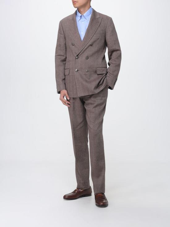 26SS 브루넬로 쿠치넬리 수트 세트 MZ408LDPH2 C009 Brown - BRUNELLO CUCINELLI